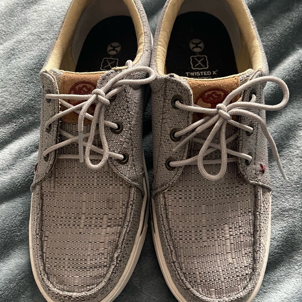 Twisted X Women's Gray Textured Loafers